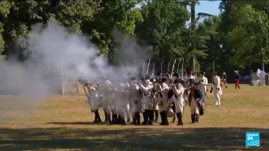 France highlights role in American independence with historical re-enactments