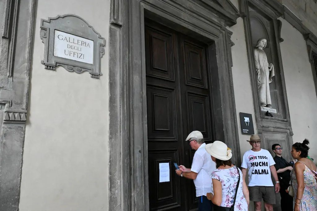 Florence's Uffizi Gallery halts ticket sales over faulty AC amid heatwave