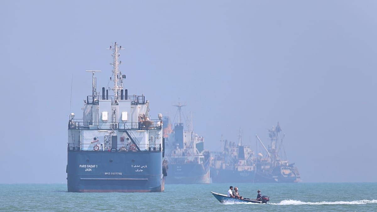 Cargo ship hit by projectile in Hormuz as Iran issues renewed passage warning