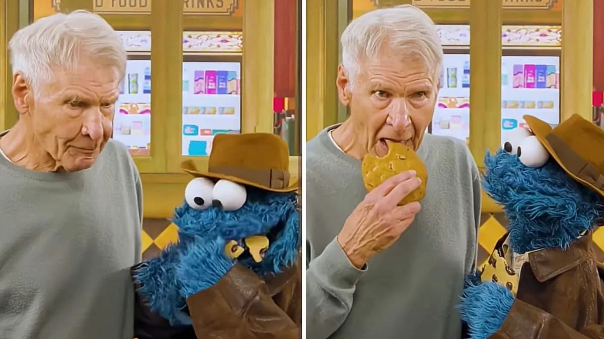 Raiders of the Cookie Jar: Harrison Ford and Cookie Monster break the internet