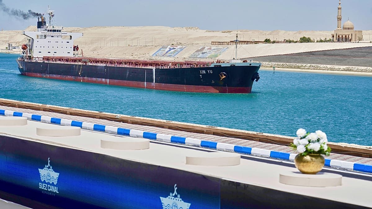 Maersk brings back another shipping service through Suez, but wider return remains distant