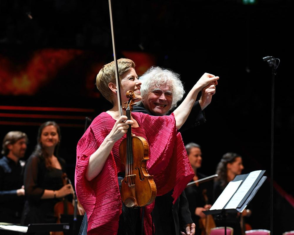 Freiburg Baroque Orch/Rattle/Faust review, ‘problem’ Schumann works shine in exceptional evening
