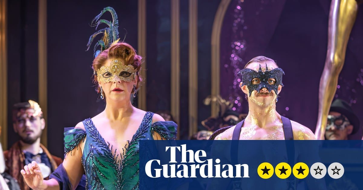 Die Fledermaus review – Strauss staging has flourish and froth, but not enough fizz