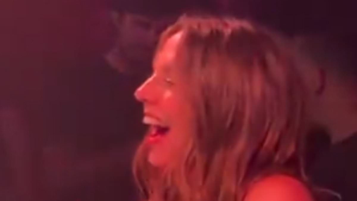 Newly-married Melanie C throws her 'wedding bouquet' to her fans as she DJs in Ibiza three days after tying the knot with Chris Dingwall