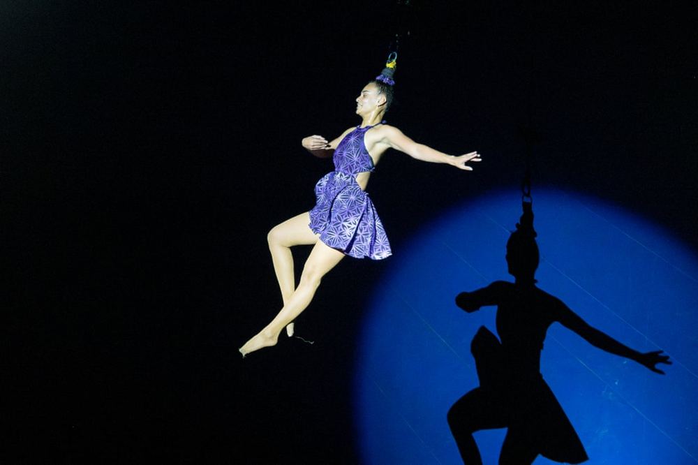 At this ambitious circus, everyone does everything, from aerial acrobatics to building the stage itself