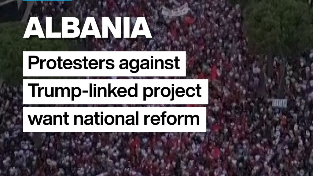 #Albania: protesters against #Trump-linked #luxury resort demand national #reform