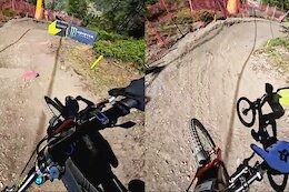 Video: Head-to-Head POVs from Asa Vermette &amp; Jackson Goldstone at the La Thuile DH World Cup